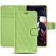 Custodia in pelle Huawei Mate 10 Pro - Vert olive - Couture ( Nappa - Pantone 578U ) 