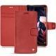 Huawei Mate 10 Pro leather case - Cerise vintage ( Pantone 185C ) 