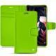 Huawei Mate 10 Pro leather case - Vert fluo