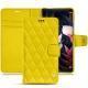 レザーケース Huawei Mate 10 Pro - Jaune fluo - Couture