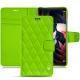 Custodia in pelle Huawei Mate 10 Pro - Vert fluo - Couture