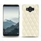 Funda de piel Huawei Mate 10 - Blanc - Couture ( Bologna - White ) 