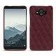 Capa em pele Huawei Mate 10 - Lie de vin - Couture ( Pantone 5115C ) 