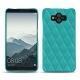 Huawei Mate 10 leather cover - Bleu fluo - Couture