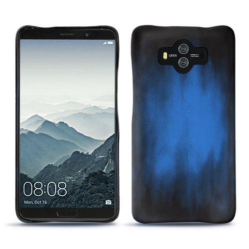 가죽 커버 Huawei Mate 10Bleu Patine