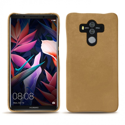 가죽 커버 Huawei Mate 10 ProSable vintage ( Pantone #9b7340 ) 