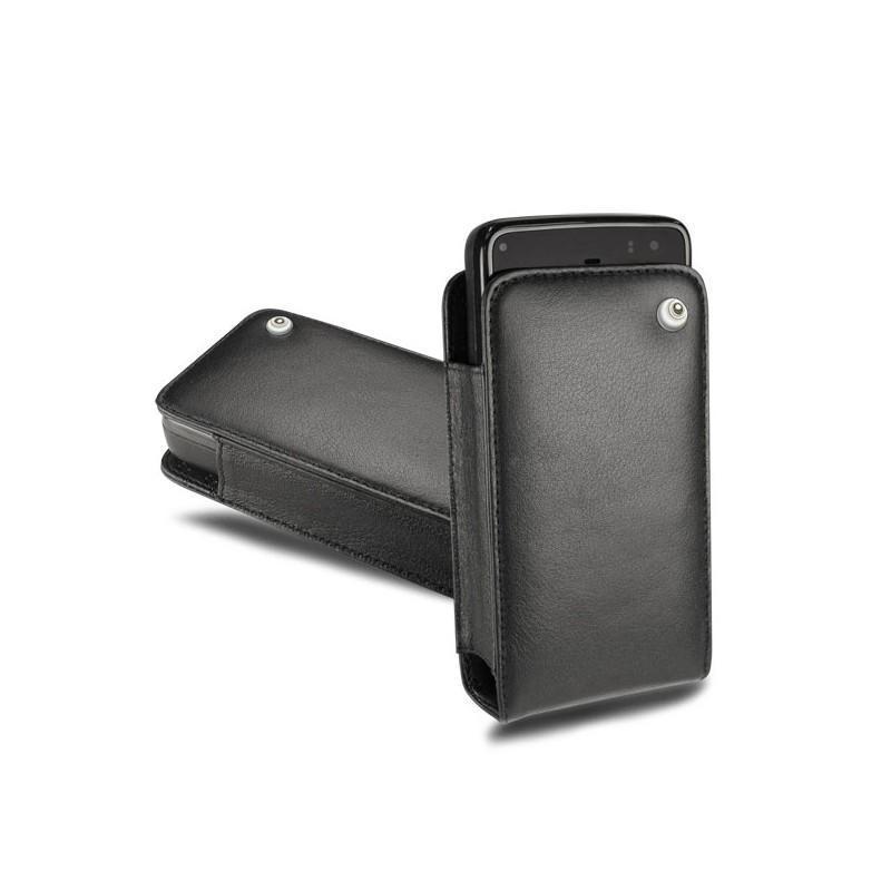 Funda de piel Nokia N900 - Noir ( Nappa - Black ) 