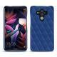 Funda de piel Huawei Mate 10 Pro - Bleu océan - Couture ( Nappa - Pantone 293C ) 