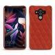 Lederschutzhülle Huawei Mate 10 Pro - Papaye - Couture ( Pantone 180C ) 