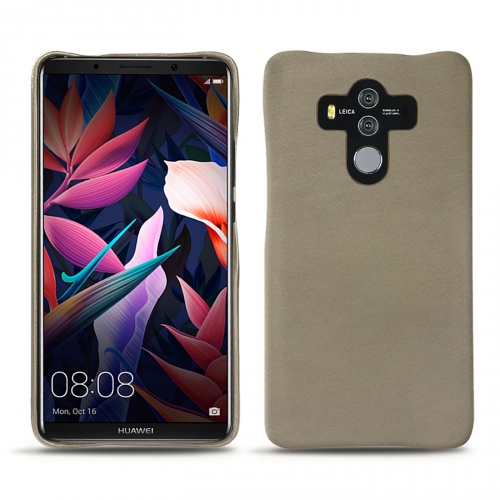 Custodia in pelle Huawei Mate 10 ProDarboun sabla ( Pantone #BCB1A1 )