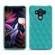 Lederschutzhülle Huawei Mate 10 Pro - Bleu fluo - Couture