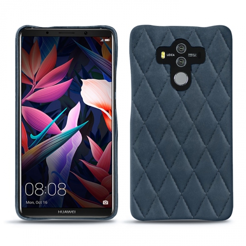 Funda de piel Huawei Mate 10 ProJean vintage - Couture ( Pantone #2f414f  ) 