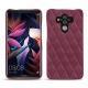Huawei Mate 10 Pro leather cover - Prune vintage - Couture