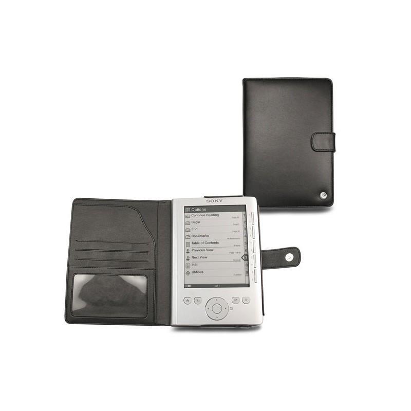 Housse cuir Sony Reader eBook Pocket Edition PRS-300  - Noir ( Nappa - Black ) 