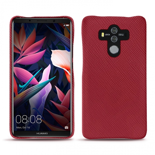 Capa em pele Huawei Mate 10 ProRouge passion ( Pantone #a6192e ) 