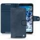  Google Pixel 2 XL leather case - Jean vintage ( Roughtcut - Pantone 285U  ) 