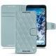 Housse cuir Google Pixel 2 XL - Bleu ciel - Couture ( Nappa - Pantone 277C ) 