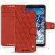 Funda de piel  Google Pixel 2 XL - Papaye - Couture ( Pantone 180C ) 