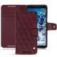 Custodia in pelle  Google Pixel 2 XL - Lie de vin - Couture ( Pantone 5115C ) 