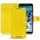 Housse cuir Google Pixel 2 XL - Jaune fluo