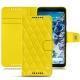Capa em pele  Google Pixel 2 XL - Jaune fluo - Couture