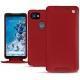 Google Pixel 2 XL leather case - Rouge ( Nappa - Pantone 199C ) 