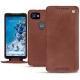 Housse cuir Google Pixel 2 XL - Passion vintage ( Glutton - Red ) 