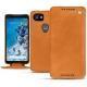 가죽 커버 Google Pixel 2 XL - Mandarine vintage ( Pantone 165C ) 