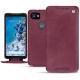 Housse cuir Google Pixel 2 XL - Prune vintage ( Pantone 512C ) 