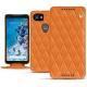 Capa em pele Google Pixel 2 XL - Orange - Couture ( Nappa - Pantone 1495U ) 