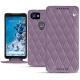 Housse cuir Google Pixel 2 XL - Lilas - Couture ( Nappa - Pantone 2645U ) 