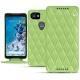Custodia in pelle Google Pixel 2 XL - Vert olive - Couture ( Nappa - Pantone 578U ) 