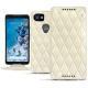 Google Pixel 2 XL leather case - Blanc escumo - Couture