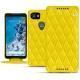 Funda de piel Google Pixel 2 XL - Jaune fluo - Couture