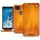 Housse cuir Google Pixel 2 XL - Orange Patine