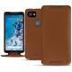 Google Pixel 2 XL leather case - Marron PU