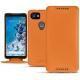 Google Pixel 2 XL leather case - Orange PU