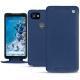 Capa em pele Google Pixel 2 XL - Bleu frisson