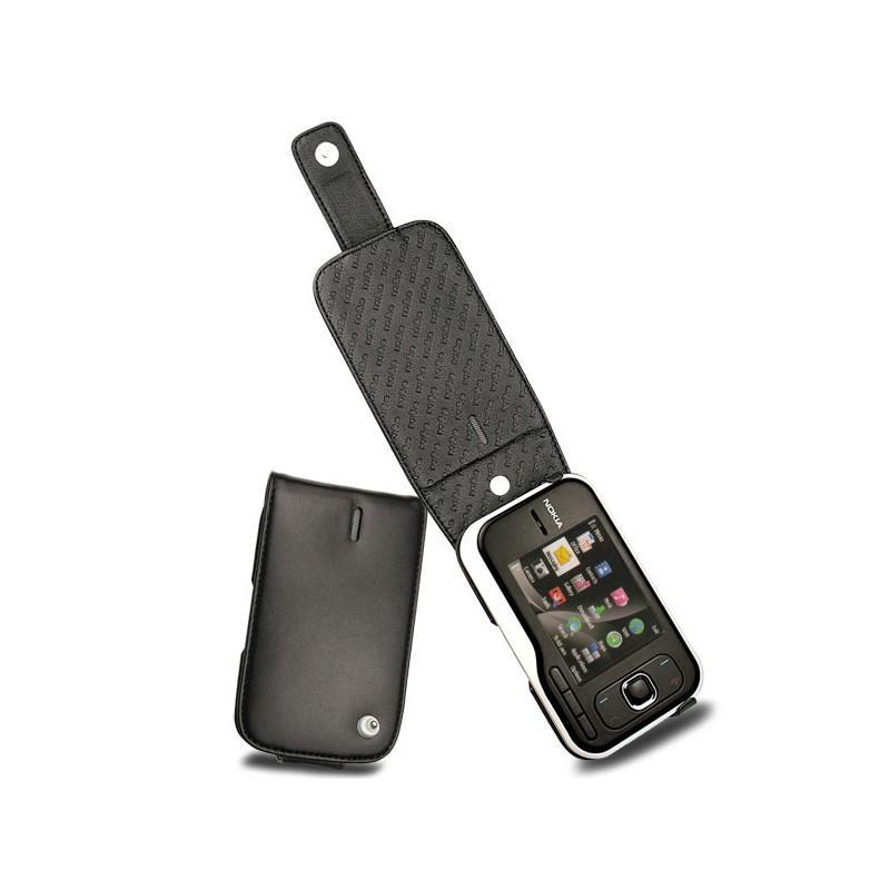 レザーケース Nokia 6760 Slide  - Noir ( Nappa - Black ) 