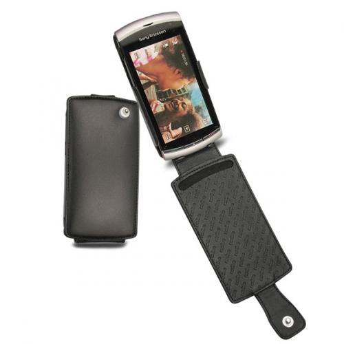 Capa em pele Sony Ericsson Vivaz 