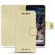 Housse cuir Google Pixel 2 - Beige ( Nappa - Pantone 7502C ) 