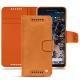 Capa em pele Google Pixel 2 - Mandarine vintage ( Pantone 165C ) 