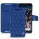 Custodia in pelle Google Pixel 2 - Bleu océan - Couture ( Nappa - Pantone 293C ) 
