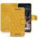 Lederschutzhülle Google Pixel 2 - Jaune soulèu - Couture