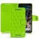 Capa em pele Google Pixel 2 - Vert fluo - Couture