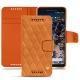 Google Pixel 2 leather case - Mandarine vintage - Couture