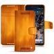 Google Pixel 2 leather case - Orange Patine