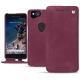 Google Pixel 2 leather case - Prune vintage ( Pantone 512C ) 