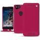 Google Pixel 2 leather case - Rose fluo