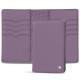 Bolsa em pele para passaporte - 8 cartões de crédito - Lilas ( Nappa - Pantone 2645U ) 
